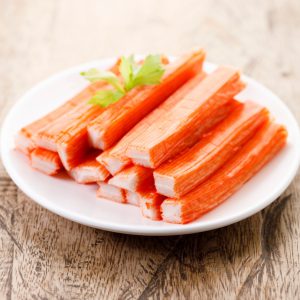 Surimi sticks crab meat