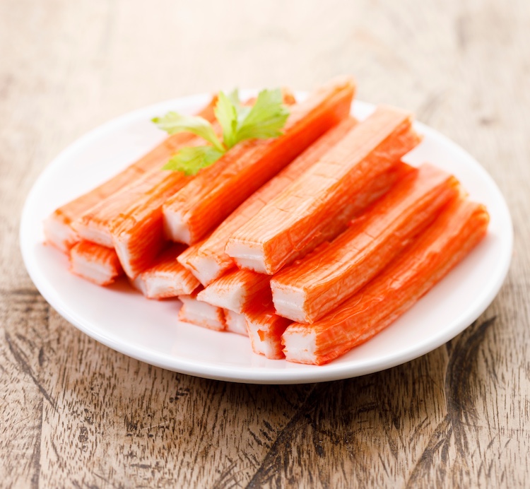 Surimi sticks crab meat